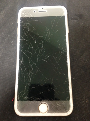 iphone6の画面ガラス割れ