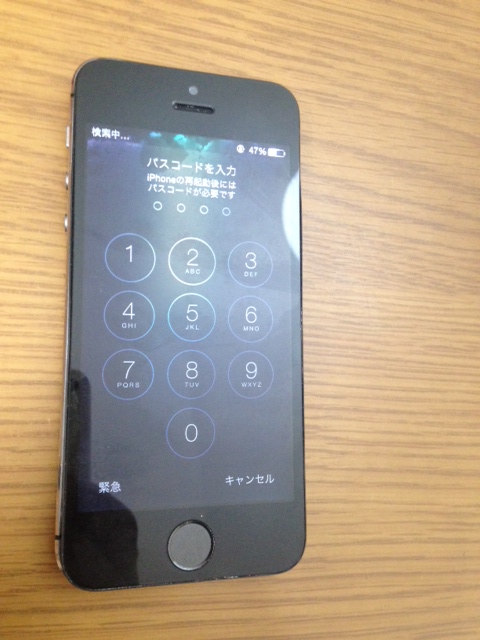 新宿店で修理した水没iphone5s